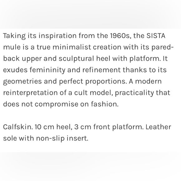 AGL ‘Sista’ Leather Platform Clogs Mules Ivory 7.5 Brand New - Picture 11 of 11